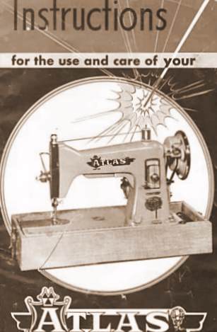 atlas sewing machine parts 1955